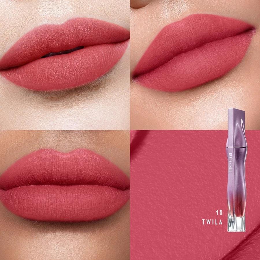 Lipstick TIME PHORIA - TASYA FARASYA APPROVED Nebula Velvet Lip Cream 4ML ORIGINAL Liptint Waterproof Tahan Lama Lip Stain Lipgloss Lipstik