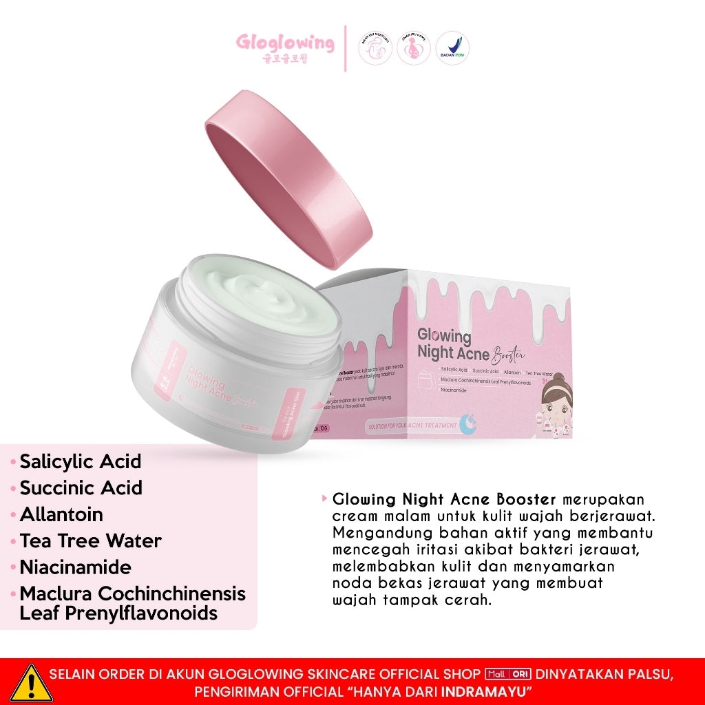 GLOGLOWING Glowing Night Acne Booster 10g