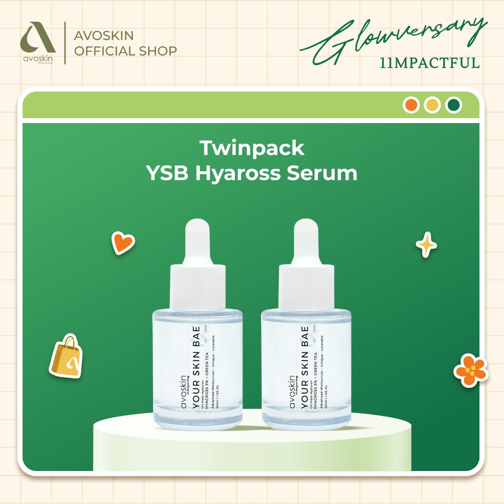 Avoskin Twinpack Hydrating Serum (2pcs) - Your Skin Bae