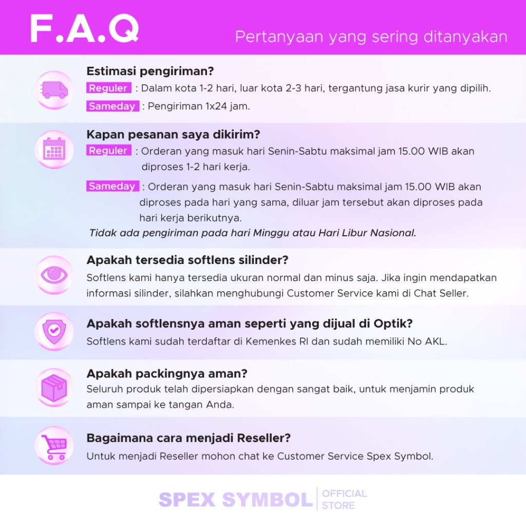 BELI 1 DAPAT 2 Softlens Spex Symbol HARUHANA Paket Pemula Softlens Natural dan Soflens Gradasi