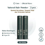 Cave Natural Hair Powder 10 gr - Bedak Styling Rambut Pria Membuat Bervolume Tebal & Anti Lepek