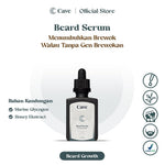 CAVE Beard Serum 30 ml - Penumbuh & Pelebat Brewok Kumis Jenggot Jambang Pria
