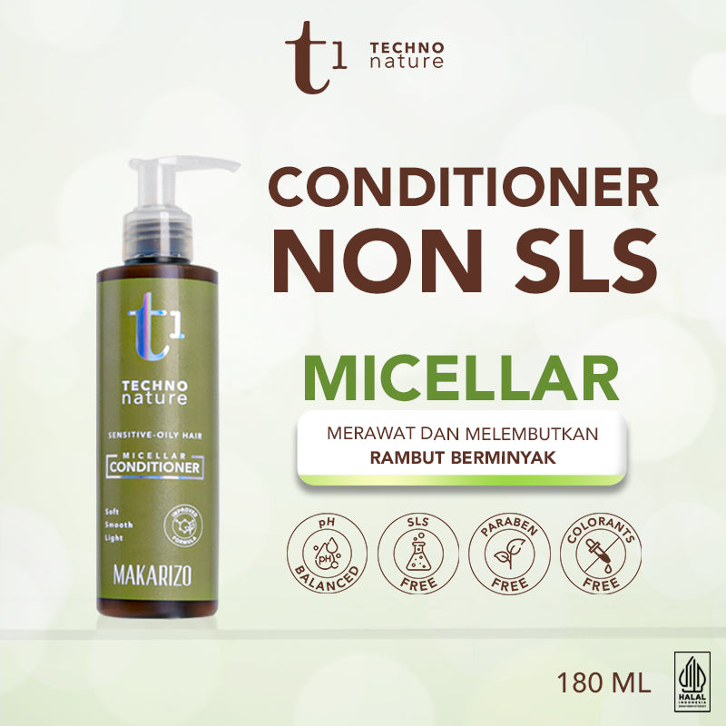 Makarizo T1 Techno Nature Micellar Conditioner 180 mL -  Non SLS