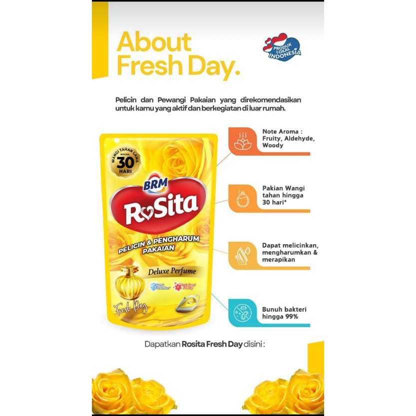 BRM Rosita Pengharum Laundry Pelicin Setrika Refill 800ML