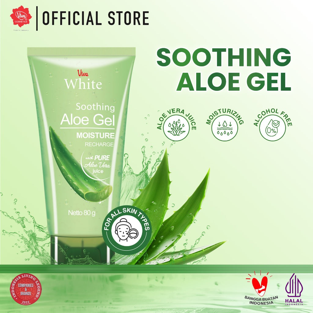 Viva White Soothing Aloe Gel (ALCOHOL FREE & PH BALANCED)