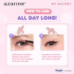 Azarine Line Lash Lips [3 PCS] High Up! Lashting Mascara Dual Finish Lash Lift Effect + Intense Bold Starliner Longlasting Waterproof + Play Pop Glossy Tint Liptint Glossy Tahan Lama