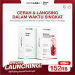 [Best Bundling New Launch] NEWLAB Brightlogy GlutaColl-5500 - PRO| Collagen Glutathione Drink | 13X Efektif Kulit Cerah & Sehat | S-Acetyl-L-Glutathione|Efektif Memutihkan 13X |14 Sachet