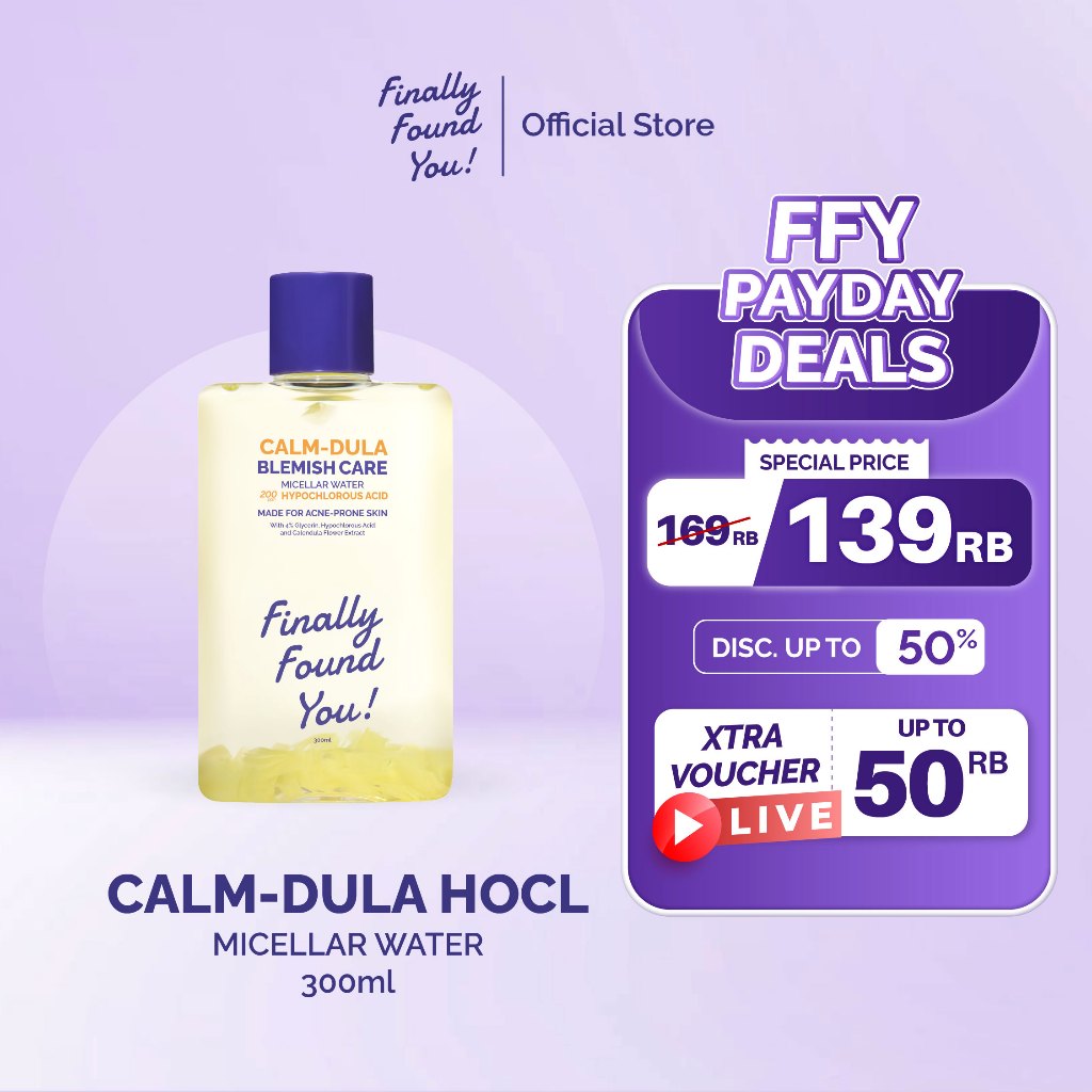 Finally Found You! Calm-Dula HOCL Micellar Water 100ml & 300ml