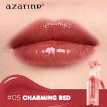 Azarine Gloss The Sun [2 PCS] Play Pop Glossy Tint Liptint Glossy Tahan Lama Extra Moisturizing Hyaluronic Acid Peptide Melembabkan Menutrisi Bibir Kering + Sunscreen Best Seller untuk Semua Jenis Kulit