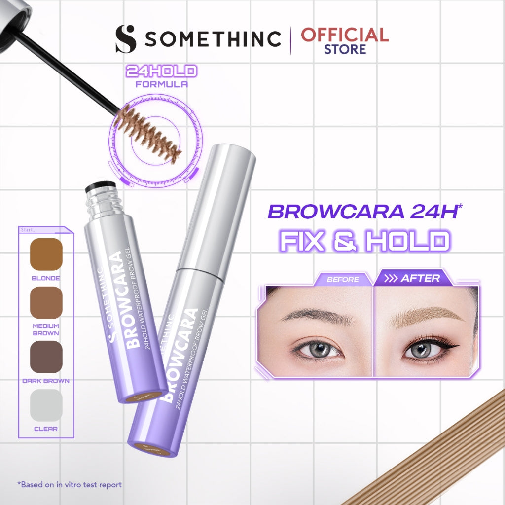 [BARU] SOMETHINC Browcara 24Hold Waterproof Brow Gel - Maskara Alis Tahan Lama Anti Air Smudgeproof