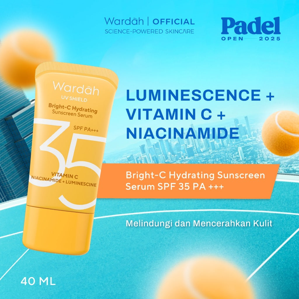 Wardah UV Shield Bright C-Hydrating Sunscreen Serum SPF 35 PA-Skincare