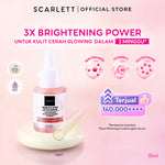 SCARLETT Brightly Ever After Serum - Brightening Serum Mencerahkan Wajah Melembapkan Glowing dan Bebas Kusam dengan Niacinamide dan Phyto Whitening