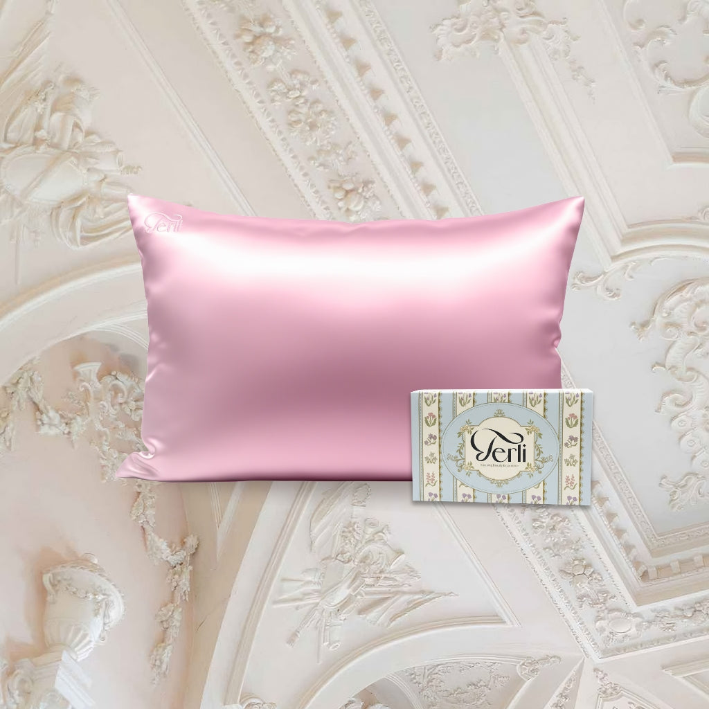 Sarung Bantal PREMIUM Satin Silk Terli Beauty Satin Silk Pillowcase Adem Halus Anti Jerawat Beauty Boost Pillowcase