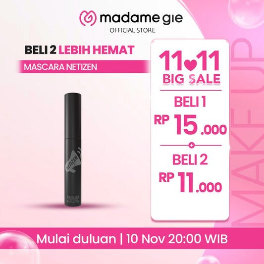 [BELI 2 LEBIH HEMAT]  Madame Gie Mascara Netizen - Make Up Maskara Waterproof