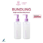 Noera 2 Pcs Bright & Glow Body Serum | Body Serum Whitening | 10x Extra Whitening Booster