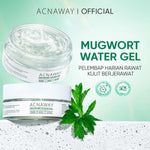 ACNAWAY Mugwort Water Gel Moisturizer - Moisture Gel Pelembab Wajah Untuk Kulit Berjerawat Acne Friendly Melembapkan Wajah Sensitif Cooling Soothing Gel Untuk Kulit Kemerahan Acne Prone Daily Moist Anti Acne Cepat Menyerap Skincare Calming Centella Cream
