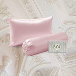 BUNDLE Sarung Bantal dan Guling Set PREMIUM Satin Silk Beauty Boost Pillowcase dan Bolster Case