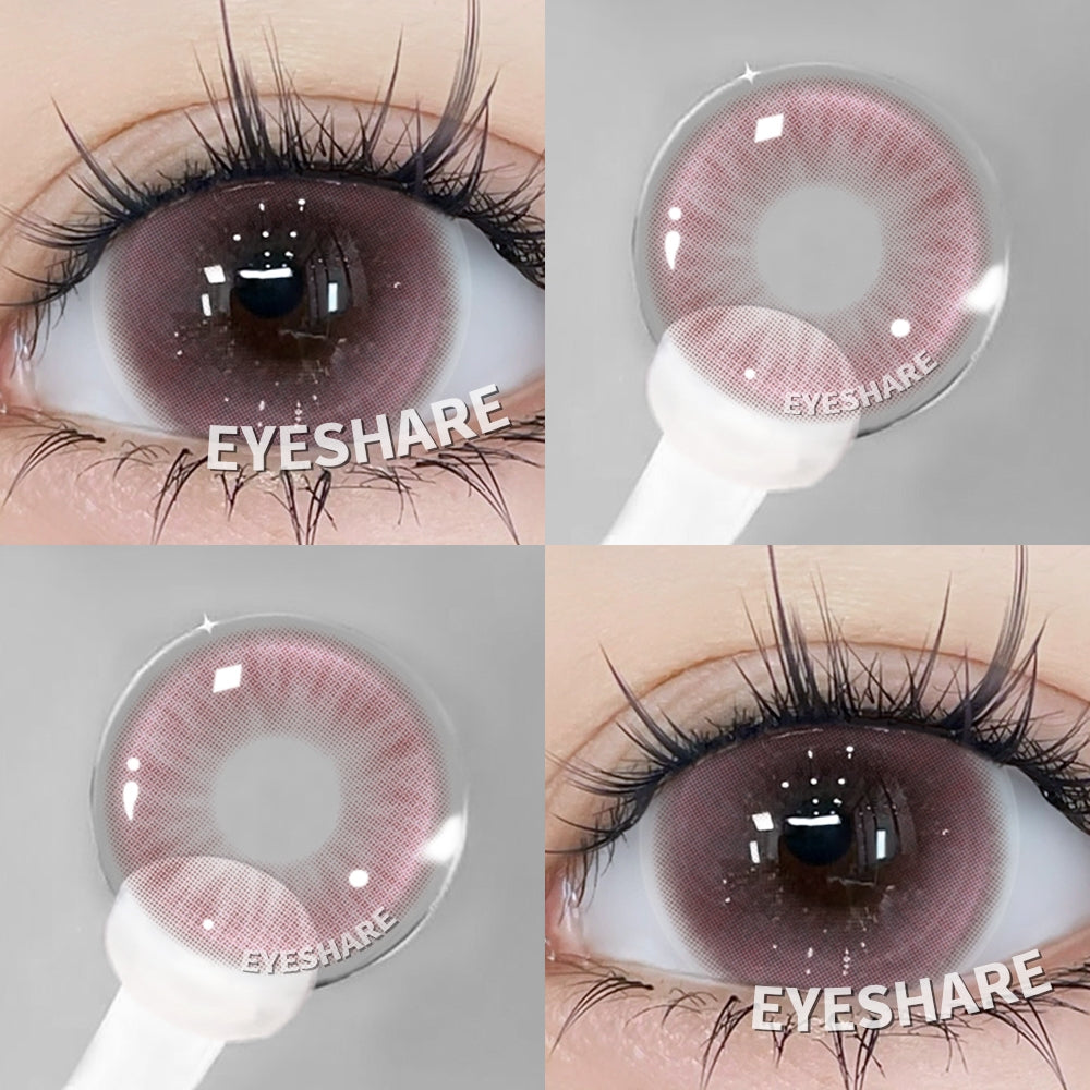 Eyeshare Softlens MONTREAL Gray Big Eyes 14.5mm 1Pasang Lensa Kontak Pupil Berwarna Terang