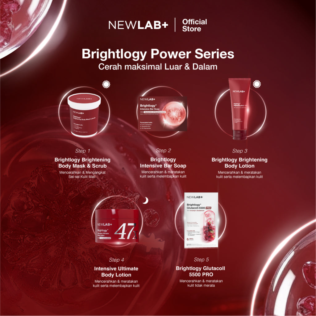 [PAKET HEMAT] NEWLAB Brightlogy Intensive Ultimate Soap Bar - Sabun Badan Memutihkan &  Mencerahhkan, Meratakan warna kulit dan lembap