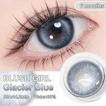 Magister Softlens Normal abu-abu coklat hitam seri Sepasang Lensa kontak diameter14.0-14.5MM kadar air 38% soflens