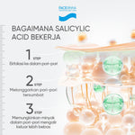 FACERINNA Salicylic Acid Acne Toner 100 ml | Centella Acne Calming Toner Wajah Pore Refining Oil Control Anti-Acne | Acne Jerawat untuk Mengontrol Minyak & Meredakan Kemerahan Acne Treatment Gentle Exfoliating Exfoliasi Wajah Clarify & Refine Pores