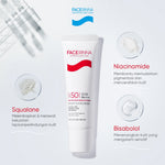 Facerinna Niacinamide Brightening Serum Sunscreen 30ml SPF 50 PA++++ | Proteksi UV Daily Physical