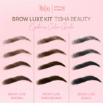 Tisha Beauty Brow Luxe Kit – Shea Butter & Argan Oil Waterproof 4.2g