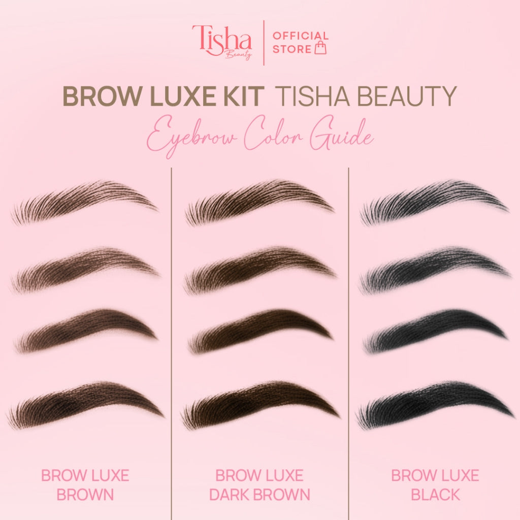 Tisha Beauty Brow Luxe Kit – Shea Butter & Argan Oil Waterproof 4.2g