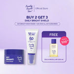 [BUY 2 GET 3] Finally Found You! Daily Bright Shield FREE HOCL Micellar 100mL : (Soy moist 30g + Sunscreen 50g)