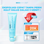 [TERLARIS] Cleora 3 Minutes Exfoliating Peeling Gel 50gr - Scrub Facewash Peel Skincare with AHA BHA PHA Membantu Mengangkat Sel kulit Mati Sisa Kotoran Exfoliasi Wajah Kosmetik Eksfoliasi Brightening Extract Hyaluronic Acid Niacinamide Mencerahkan Muka