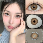 Eyeshare Softlens Minus 14.2MM PATTAYA BROWN Softlen Brown Lensa Kontak
