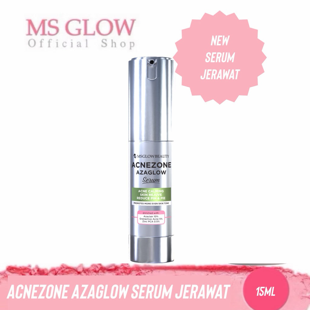 MS glow ACNEZONE AZAGLOW SERUM JERAWAT