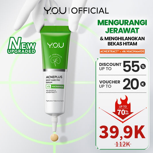 [NEW UPGRADED] YOU AcnePlus Spot Care Pro Serum Obat Totol Jerawat Obat Jerawat Obat Bekas Jerawat