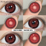 Eyeshare Softlens Madrio Softlens 1Pasang 14.0mm Purple Blue Brown Red Softlens