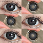 Eyeshare Softlens Big Eyes SAHARA Brown 1Pasang Lensa Kontak 14.5mm Gray Softlen