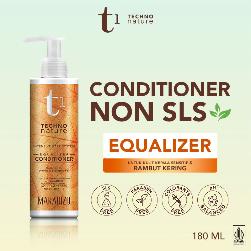 Makarizo T1 Techno Nature Equalizer Conditioner 180 mL - Non SLS