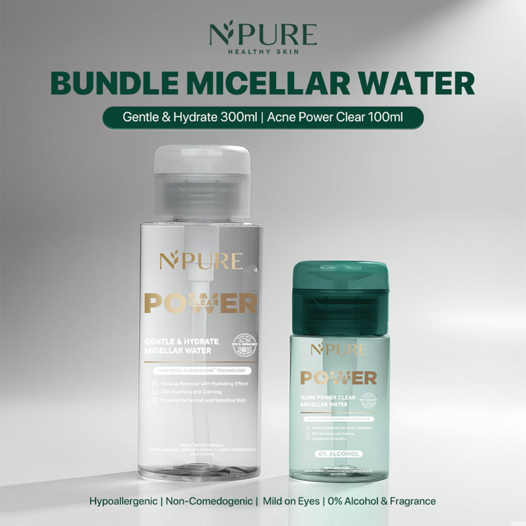 NPURE Bundling Micellar Water / Double Cleansing / Set Micellar Water / Skincare Set / Basic Skincare / Skincare Routine