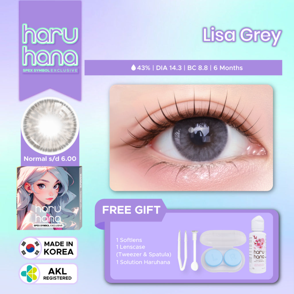 BELI 1 DAPAT 2 Softlens Spex Symbol HARUHANA Paket Pemula Softlens Natural dan Soflens Gradasi