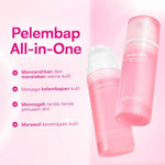 Glowshopy Bundle 3in1 Glow Ready Kit Lip SPF + Moisturizer 100ml + Sunscreen - Melindungi dari sinar UVB dan UVA, Menjaga bibir tetap lembap, lembut, dan sehat, Kilau natural untuk bibir lembut dan tampak sehat sepanjang hari