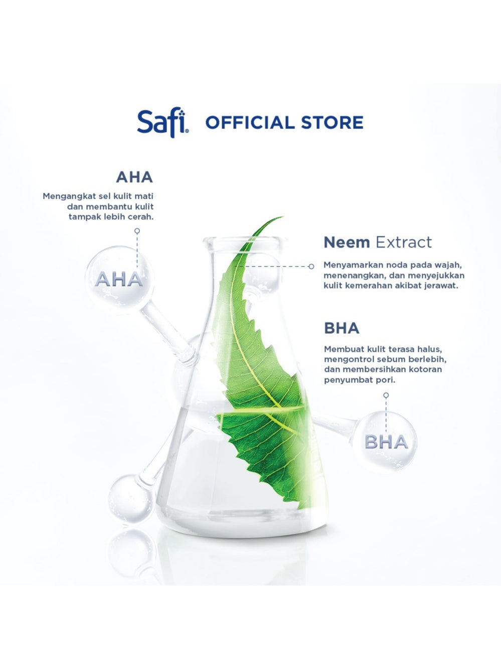 SAFI - Acne Expert - Whipped Foam Sebum Cleanser 100gr - Untuk Jerawat