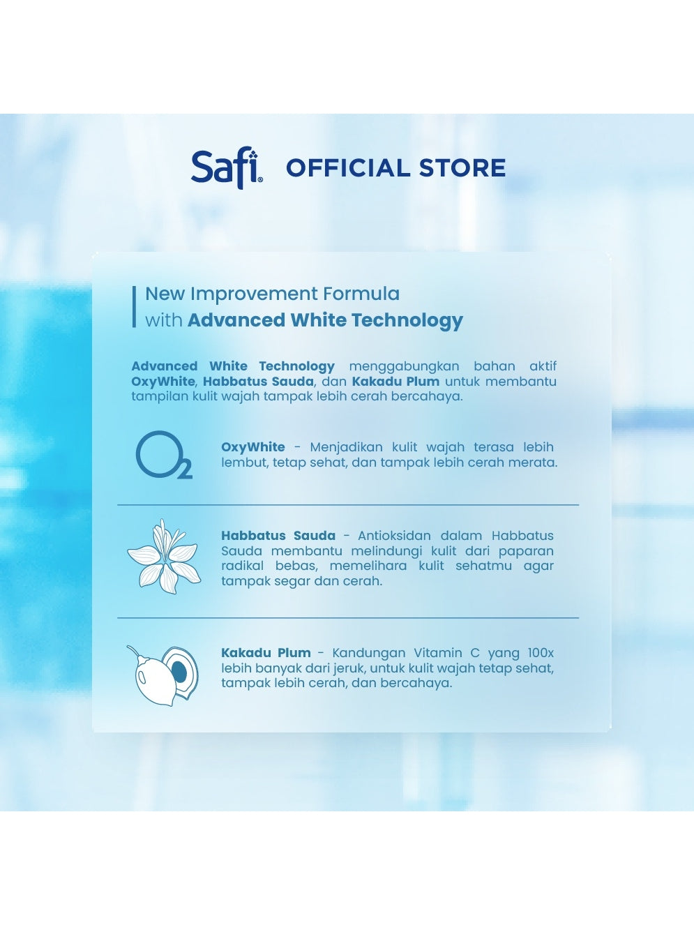 SAFI ULTIMATE BRIGHT PURIFYING CLEANSER 100GR - Foam Cleanser