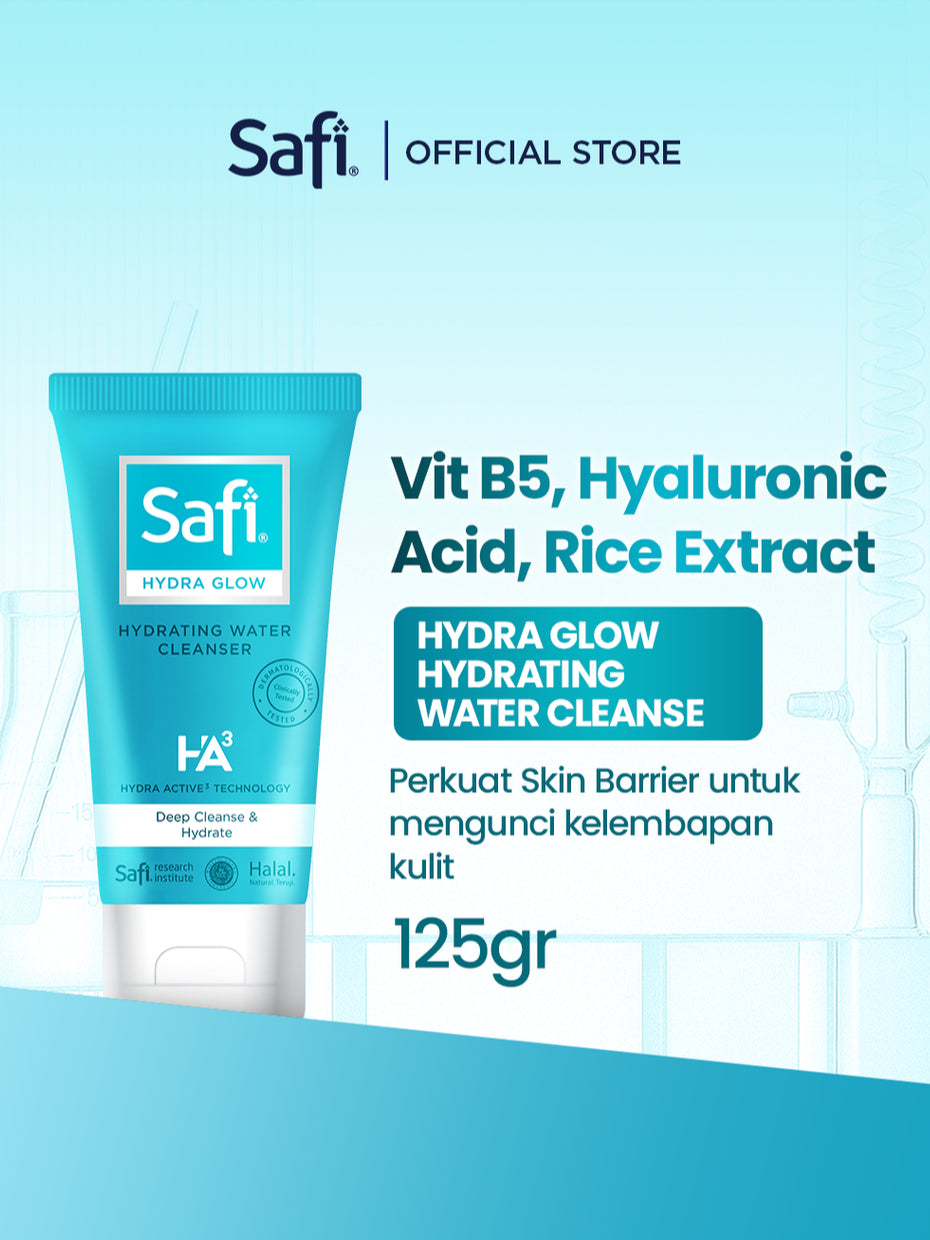 Safi Hydra Glow Hydrating Water Cleanser 125gr - Pembersih Wajah