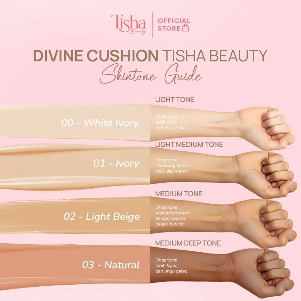 Tisha Beauty Divine Cushion UV Filter – Skincare Infused Coverage 15g