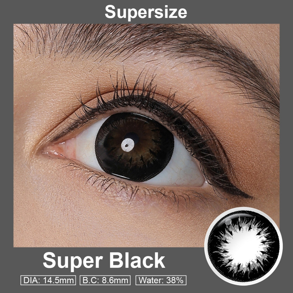 [0.00~-8.00] Magister Softlens Paket kombinasi Minus14.00mm-14.5mm Sepasang Softlens Free case