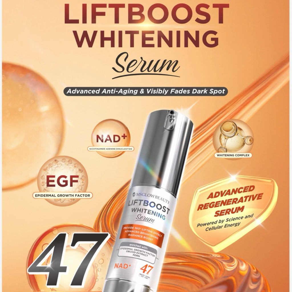 MS GLOW Liftboost Whitening Serum /  Lifting serum kulit cerah dan kencang