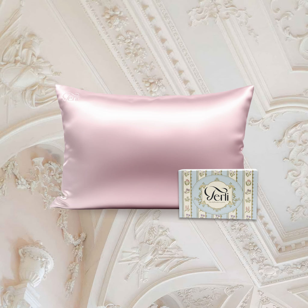 Sarung Bantal PREMIUM Satin Silk Terli Beauty Satin Silk Pillowcase Adem Halus Anti Jerawat Beauty Boost Pillowcase