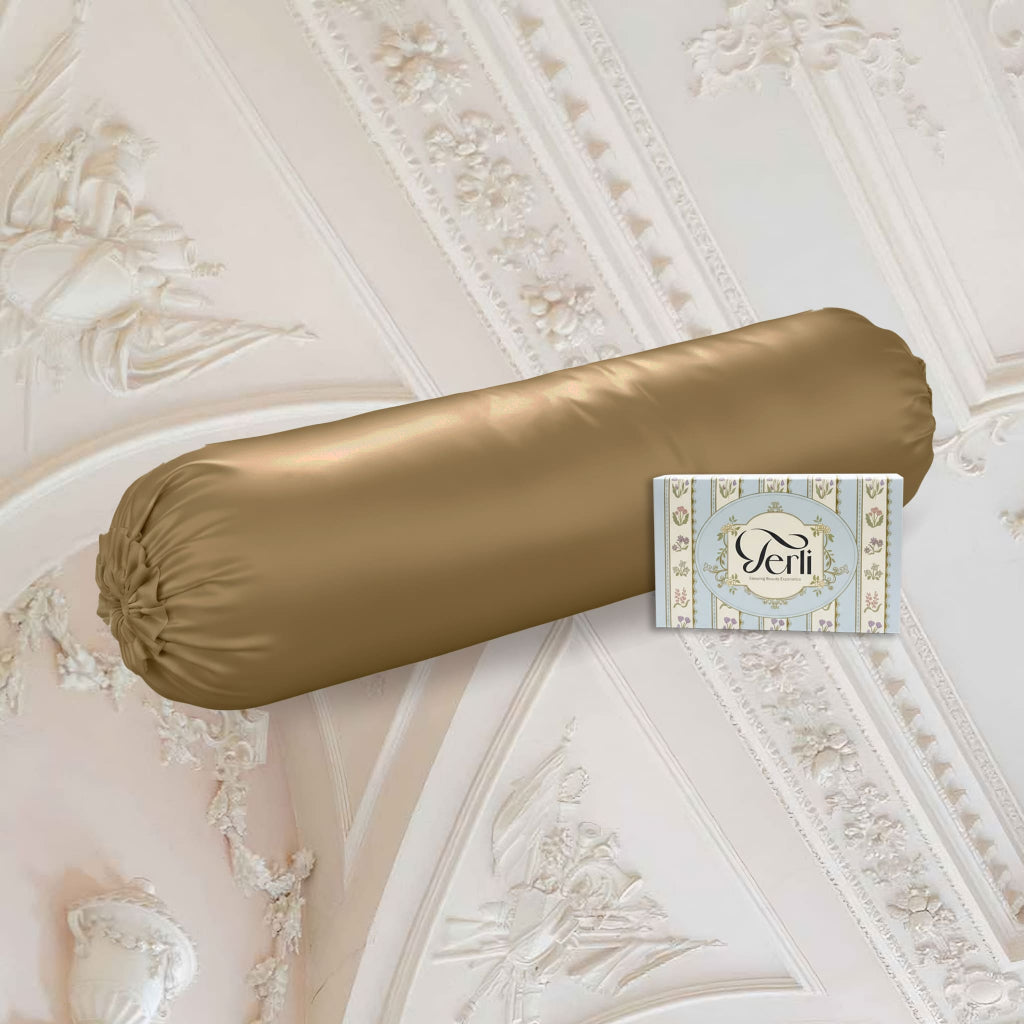 Sarung Guling PREMIUM Satin Silk Terli Beauty Satin Silk Bolster Case Adem Halus Anti Bacterial