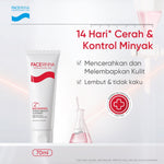 FACERINNA 2% Niacinamide Power Bright Cleanser 70ml / 120ml | Sabun Cuci Muka Mencerahkan Wajah Melembabkan kelembaban | Sabun Muka Pembersih Wajah Facial Wash Brightening Skincare Face Wash Glowing, Anti-Acne, Exfoliating | Gentle Amino Formula