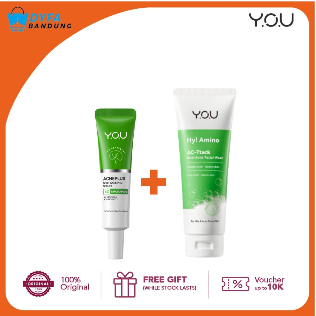 Y.O.U AcnePlus Series | Spot Care | Skin Cream | Gentle Cleansing | Fine Pore Serum | AHA BHA PHA Daily Essence | Moisturizer Gel | New Soothing Toner | Acne Patch