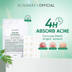 ACNAWAY Ultra Thin Acne Patch – Pimple Patch Tipis untuk Jerawat, Tahan Keringat & Bisa Dipakai di Bawah Makeup | Acne Sticker Salicylic Acid + Tea Tree + Centella Asiatica | Skincare Jerawat Tempel